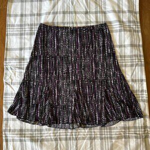 Purple pattern skirt